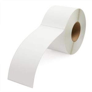 A roll of white thermal receipt paper.