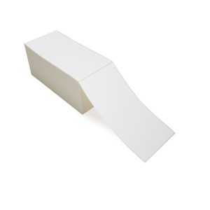 A white adhesive tape roll with a loose end.