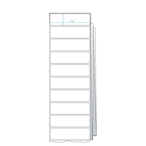 Tall white refrigerator with multiple shelves and a digital display.